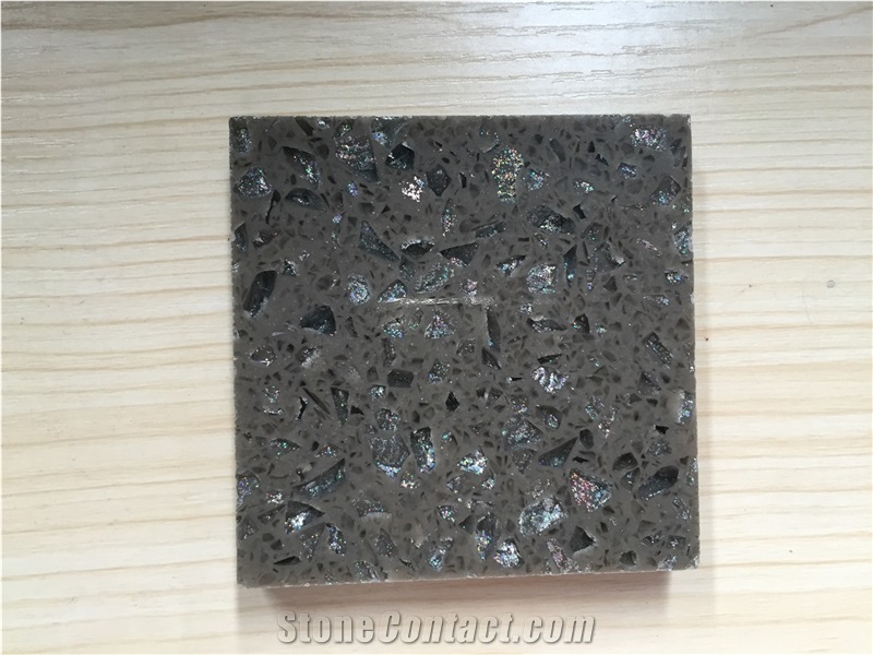 Bst F0088 Artificial Quartz Stone Slabs and Tiles Directly from China Manufacturer at Cheap Pricing More Durable Than Granite Thickness 2cm or 3cm Easy to Clean and Maintain