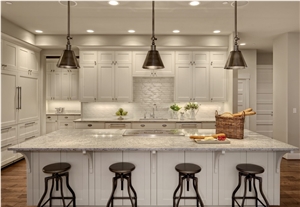 China Luxury Pure White Engineered Quartz Stone Kitchen Countertop with Bright Surface Non-Porous and Easy to Clean Directly from China Manufacturer More Durable Than Granite with Thickness 2/3cm