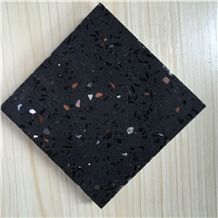 Chinese Black Zircon Series Quartz Stone Tiles & Slabs Surfaces Materials Supplier with International Designing and Competitive Pricing for Worktop and Table Top Projects More Durable Than Granite Thi
