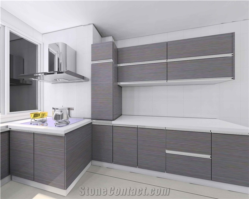 Chinese Engineered Quartz Surfaces Materials Kitchen Countertops