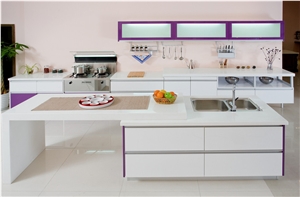 Engineered Corian Stone Countertop for Kitchen and Bathroom Use Avoid Quick Changes in Temperature, Hard Pressure or Scratching, Standard Sizes 126 *63 and 118 *55 Thickness 20/30mm