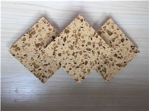 Golden Series Artificial Quartz Stone Your First Kitchen Countertop Options Nonporous Very Hard Surface More Durable Than Granite Countertops Slab Size 3200*1600 or 3000*1400