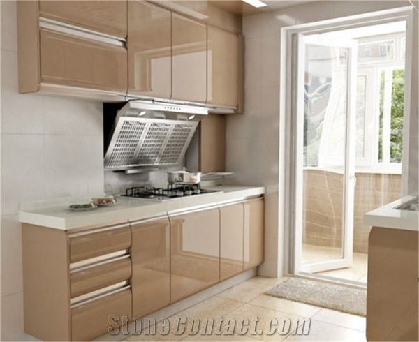 Interior Design with Pure White Quartz Stone Solid Surface Countertop Non-Porous and Easy to Clean Directly from China Manufacturer with Iso/Nsf Certificate More Durable Than Granite Thickness 20/30mm