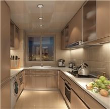 Luxury and Exquisite Design Of China White Manmade Stone Quartz Stone Countertops for New Application in Kitchen, Bathroom, Bar, School, Hospital and Other Public Place Projects Directly from China Ma