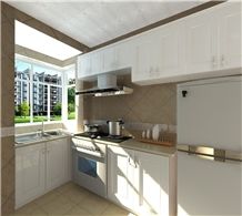 Luxury and Exquisite Design Of China White Manmade Stone Quartz Stone Countertops for New Application in Kitchen, Bathroom, Bar, School, Hospital and Other Public Place Projects Directly from China Ma