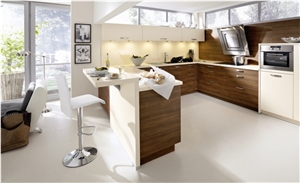 Luxury and Stylish Cut to Size Quartz Stone Pure White Solid Surface Non-Porous and Easy to Clean and Maintain Directly from China Manufacturer Certificate at Good Price Thickness 20/30mm