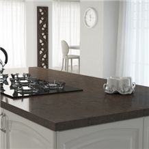 Luxury Interior Design with Black Artificial Quartz Stone Countertop Non-Porous and Easy to Clean Directly from China Manufacturer with Iso/Nsf Certificate More Durable Than Granite Thickness 2/3cm