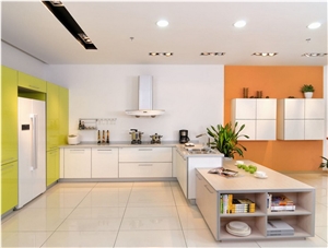 Luxury Interior Pure White Cut to Size Project for Surfaces and Countertop,Non-Porous and Easy to Clean and Maintain,Top Quality,Normally Produced Size 118*55 and 126*63