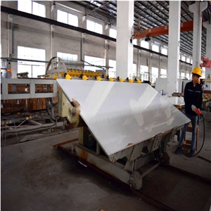 Luxury Interior Pure White Cut to Size Project for Surfaces and Countertop,Non-Porous and Easy to Clean and Maintain,Top Quality,Normally Produced Size 118*55 and 126*63
