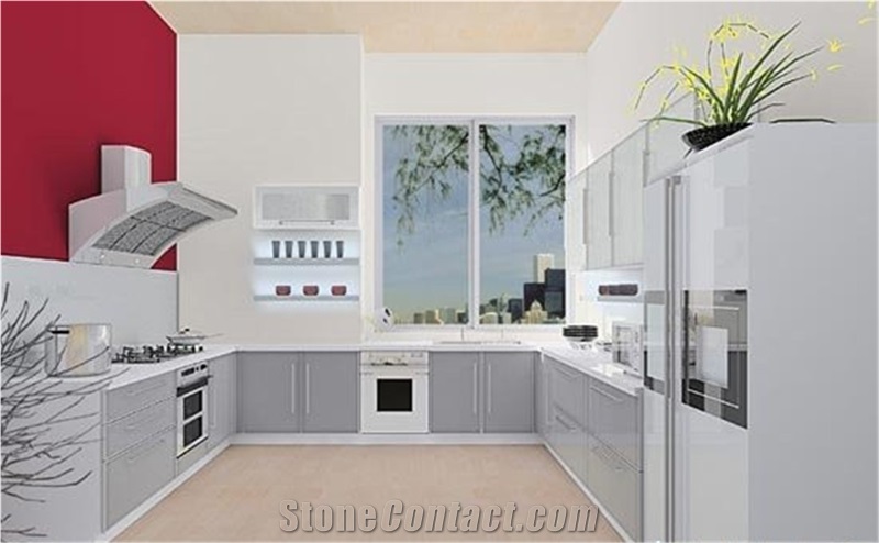 Nobal Pure White Quartz Stone Countertop with Thickness 12/15/20/25/30mm More Durable Than Granite for Cut to Size Surfaces with Safety Guaranty,Anti Corruption,Anti Fading,Scratch Resistance