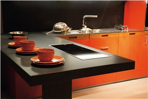 Noble Black Quartz Stone Solid Surface Countertop Non-Toxic and Radiationnless for Kitchen and Bathroom Use Directly from China Manufacturer More Durable Than Granite But Cheap Price