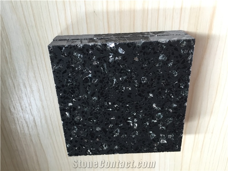Professional Quartz Stone Golden Series from China Manufacturer Customized Products Like Receiption Desk with a Variety Of Edge Profile Opotion More Durable Than Granite