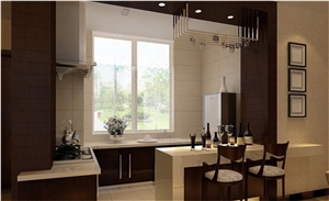 Pure White Cut to Size Quartz Stone Solid Surface Countertop with Bright Surface Non-Porous Standard Sizes 126 *63 and 118 *55 with Competitive Price and Quality More Durable Than Granite