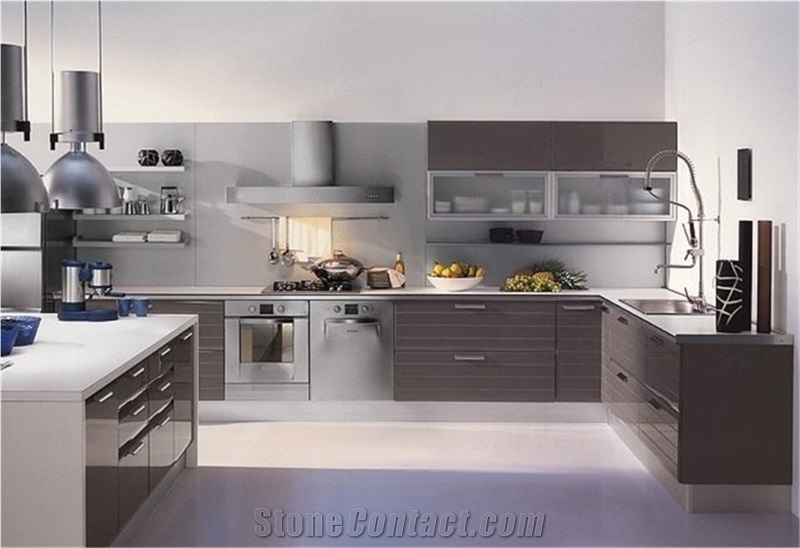 Pure White Engineered Quartz Stone Kitchen Countertops Slab Sizes 126 *63 And118 *55 Directly from China Surfaces Materials Supplier at Cheap Price