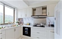Quartz Stone Countertops Pure White with Thickness 15/20/25/30mm More Durable Than Granite for Multifamily/Hospitality Projects Like Countertop with Safety Guaranty,Anti Corruption,Anti Fading,Scratch