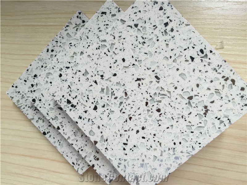Quartz Stone Slab Zircon Series Standard Size 3000*1400mm and 3200*1600mm with Thickness 12/15/20/25/30mm