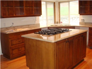 Safe and Stylish Cut to Size Quartz Stone Golden Series for Kitchen Counter Top Vanity Top Table Top Design More Durable Than Granite Thickness 2cm or 3cm with High Gloss and Hardness