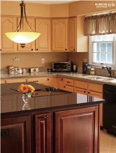 Wholesale Black Quartz Stone Countertop with Bright Solid Surface Directly from China Manufacturer at Competitive Pricing