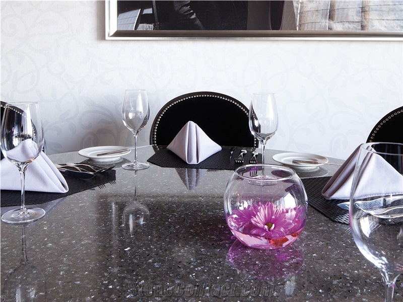 Wholesale China Multi Color Cut to Size Quartz Stone Solid Surface Standard Counter Top Size 108*26inch Thickness 12/15/20/25/30mm Also Fit for Flooring&Walling &Stairs and Steps