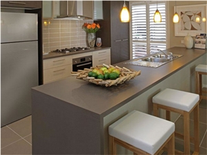 Wholesale Veined Collection Quartz Stone Countertop with Grey Solid Surface Directly from China Manufacturer at Competitive Pricing
