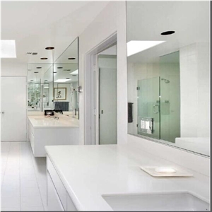 China Factory Popular Manmade Stone Countertops/Artificial Stone Countertops/White Glass Bath Countertops China Factory Popular Manmade Stone Countertops/Artificial Stone Countertops/White Glass Bath Countertops