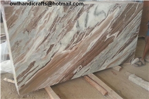 Owl Multicolour Brown Marble; Medusa Multicolour Marble, Fancy Brown Multi