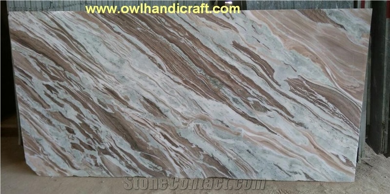 Owl Multicolour Brown Marble; Medusa Multicolour Marble, Fancy Brown Multi