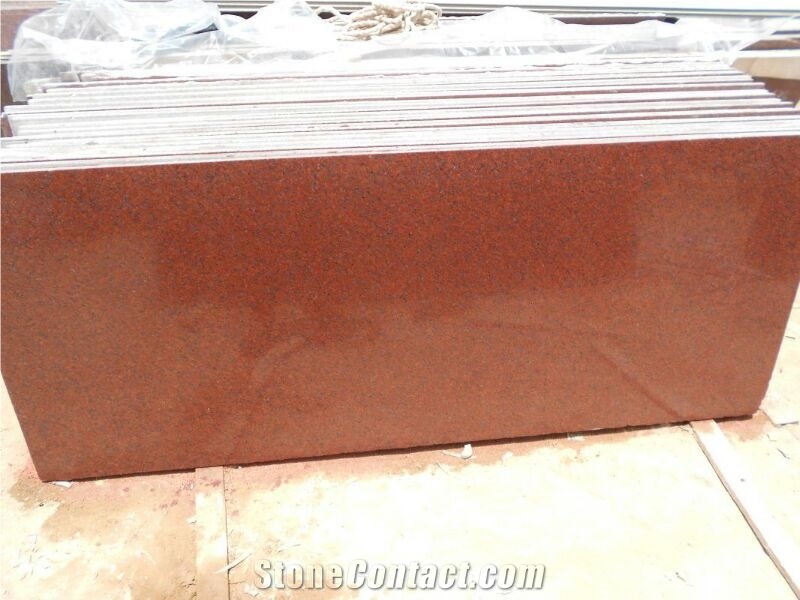Imperial Red Granite Slabs & Tiles, India Rd Granite, Ruby Red Granite