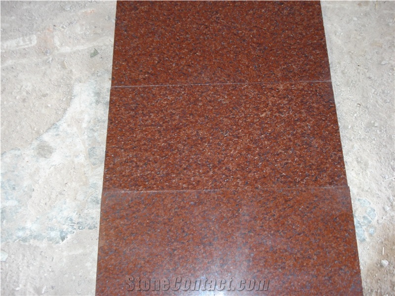 Imperial Red Granite Slabs & Tiles, India Rd Granite, Ruby Red Granite