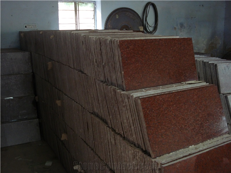 Imperial Red Granite Slabs & Tiles, India Rd Granite, Ruby Red Granite