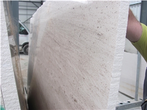 Moca Creme Limestone Tiles & Slabs, Beige Portugal Limestone Tiles & Slabs