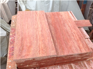 Honed Arizona Red Travertine Slabs & Tiles, Turkey Red Travertine Honed Arizona Red Travertine Slabs & Tiles, Turkey Red Travertine