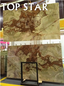 Iran Green Onyx Slabs & Tiles, Wall Covering Tiles