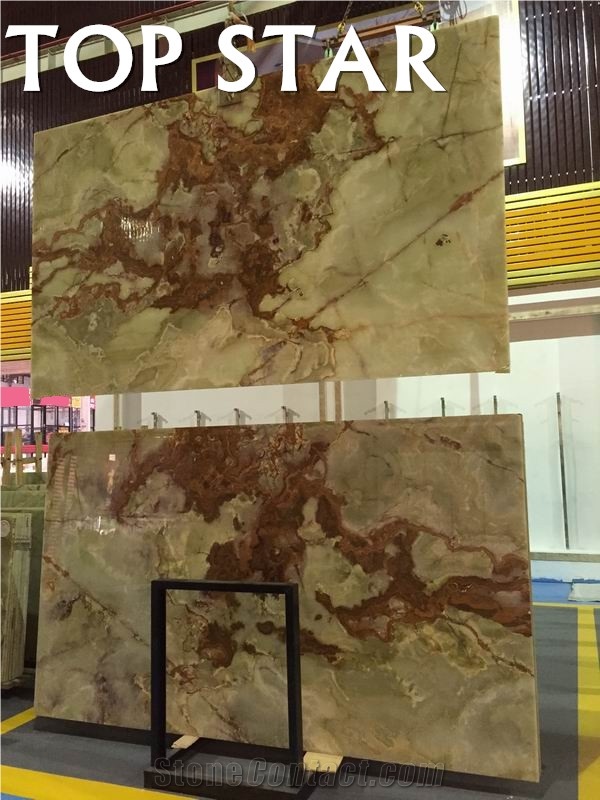 Iran Green Onyx Slabs & Tiles, Wall Covering Tiles