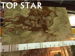 Iran Green Onyx Slabs & Tiles, Wall Covering Tiles