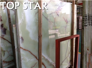 Iran Onice Verde Persiano Light Green Onyx Slabs & Tiles Jasper Stone