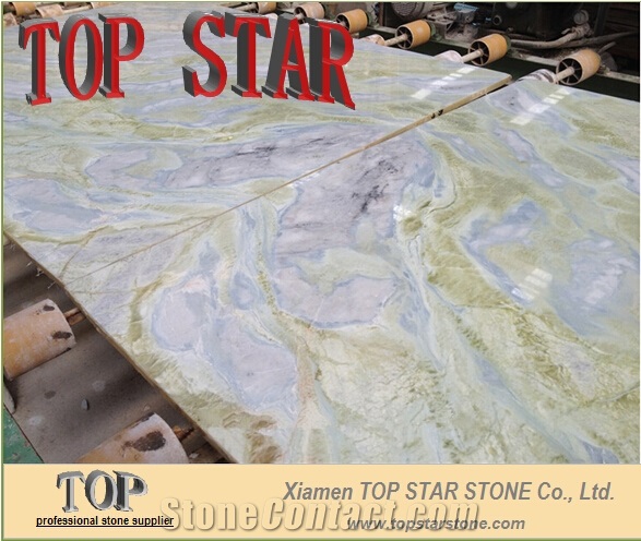 Light Green Onyx for Translucent Wall Panel Decoration