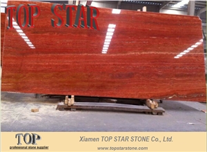 Rojo Alhambra Travertine Slabs & Tiles, Spain Red Travertine