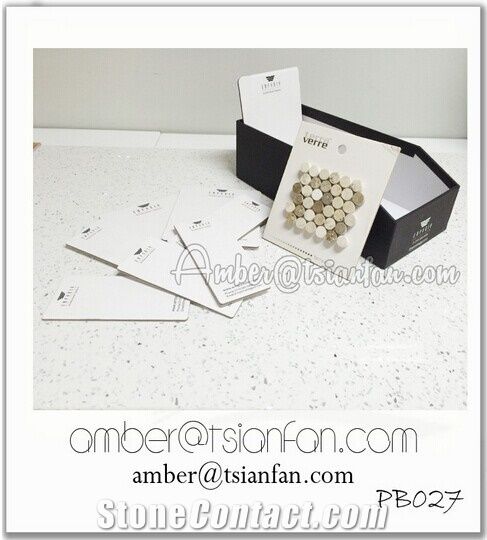 Mosaic Stone Tile Swatch Card and Box Pb027