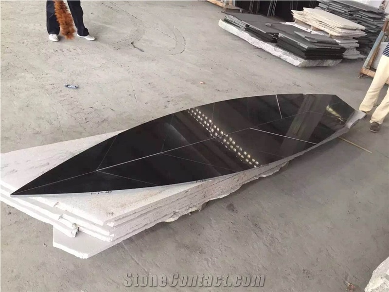 Mongolia Black Basalt Walling Panel Building Stone