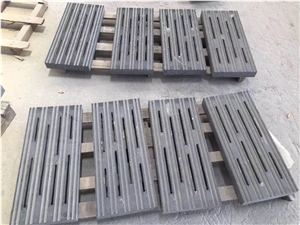 Mongolia Black Basalt Water Drainage/Street Gutter Pavers