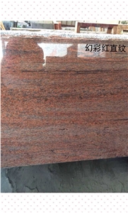 Red Volcano Granite Slabs Tiles