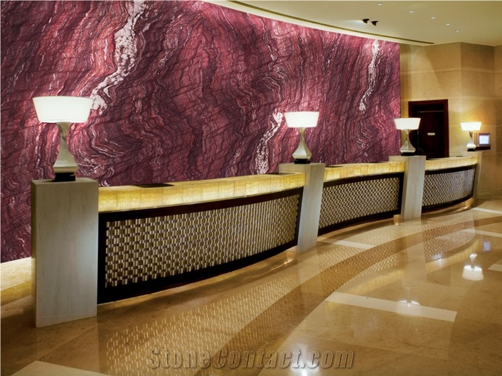 Silk Robe Lilac Quartzite Slabs & Tiles, Brazil Lilac Quartzite