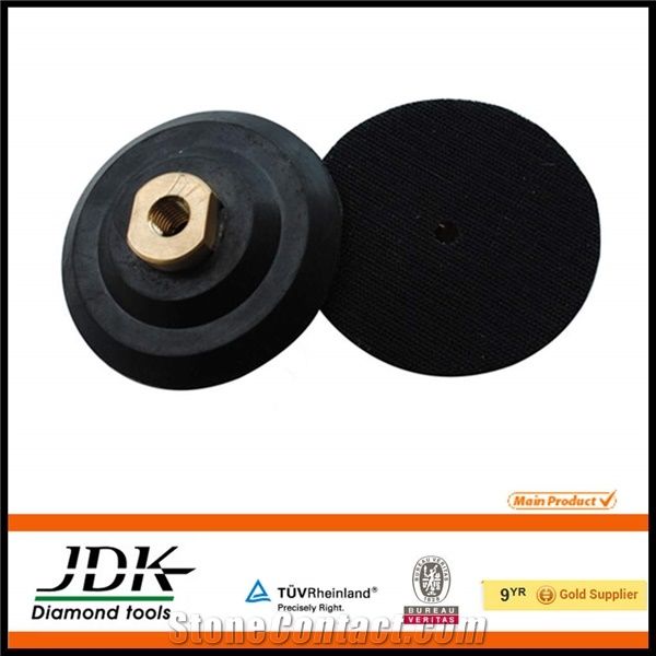 Flexible Polishing Pads Connector Brass Copper Velcro Backed Pads M14