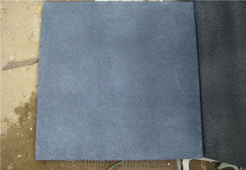 Kadappa Black Limestone Blast & Brush Tiles & Slabs
