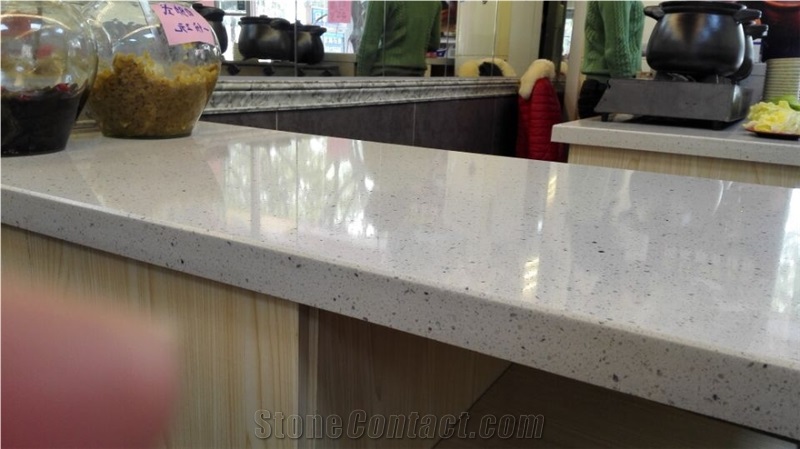 China Beige Artifical Quartz Stone Countertop,Chinese Manmade Stone,Bulding Products