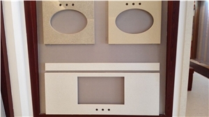 China Beige Artifical Quartz Stone Countertop