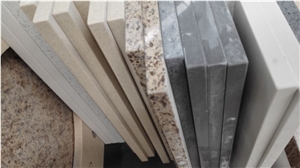 China Grey Artifical Quartz Stone Countertop,Chinese Manmade Stone,Bulding Products