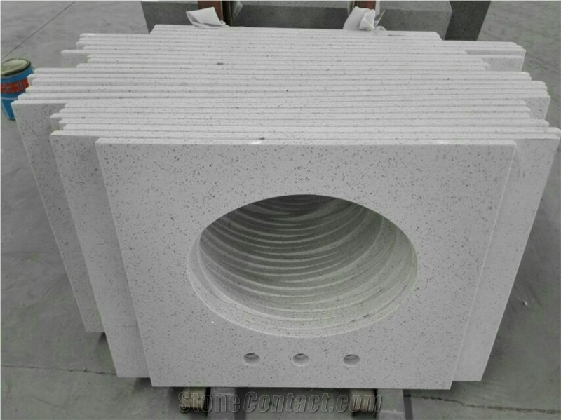 China Grey Artifical Quartz Stone Countertop,Chinese Manmade Stone,Bulding Products