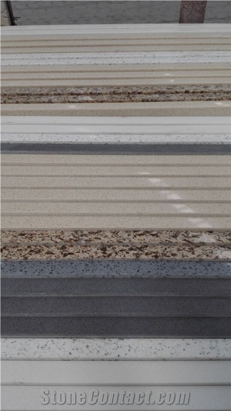 China Grey Artifical Quartz Stone Countertop,Chinese Manmade Stone,Bulding Products